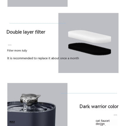 Distributeur d'eau automatique pour chats - BMWi Shopping