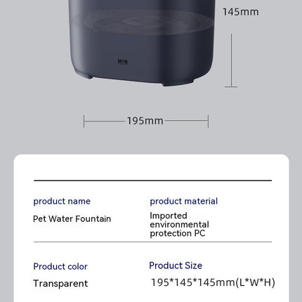 Distributeur d'eau automatique pour chats - BMWi Shopping